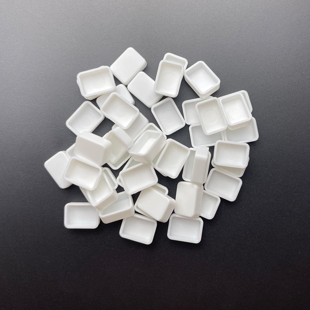 0.5ML 1000Pcs, Rectangle Watercolor Pans for Watercolor Paint, DIY Travel Palette, Mini Pans