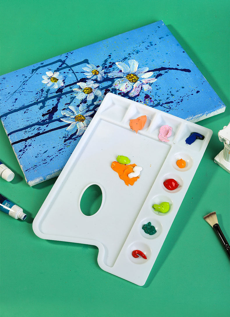 Paint Tray Palettes, 6/12 Pack, Paint Pallet, Paint Tray, Paint Palette,  Paint Supplies, Palette, Paint Holder, Painting Palette, Paint Trays for
