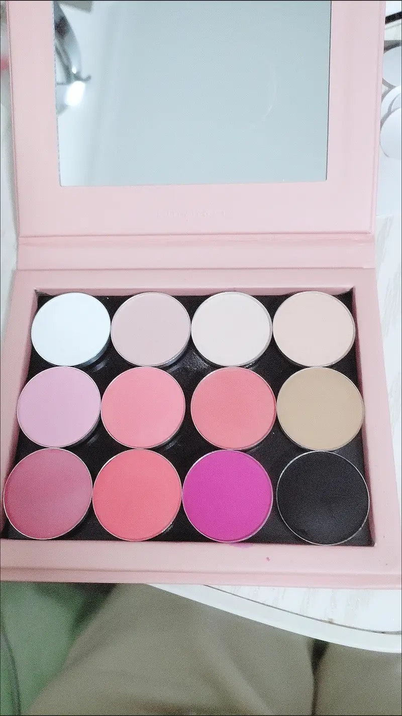 20*20MM Round 200Pcs, Empty Round Metal Tin Palette Pans, Empty Eyeshadow Pans for Small Travel Palettes, Makeup Palette Pans