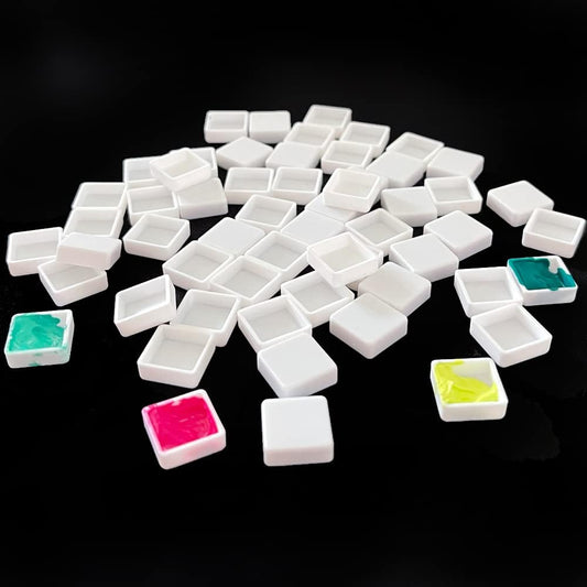 0.3ML 200Pcs, Tiny Watercolor Pans -  Mini Paint Pans Palette for Sample Watercolors