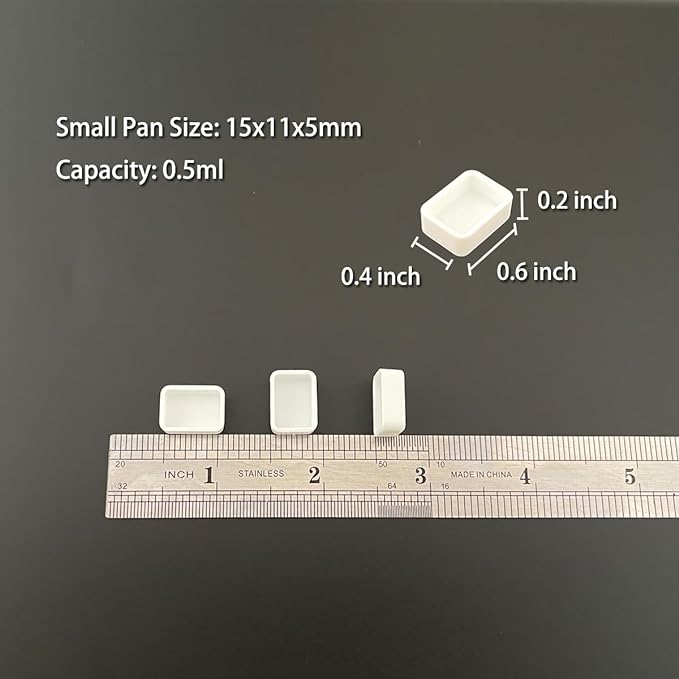 0.5ML 100Pcs, Empty Watercolor Pans - Paint Pans with 3M Magnetic Tape for DIY Watercolor Oils Painting
