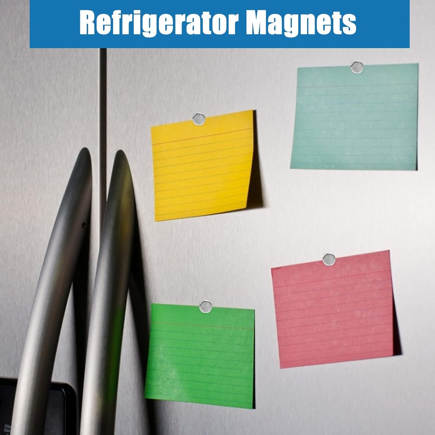 FCLUB Refrigerator Magnets, 200Pcs Small Round Rare Earth Magnets for Crafts, Small Strong Neodymium Magnets for Whiteboard, Fridge, Billboard, Hobbies in Home, Kitchen, Office and School