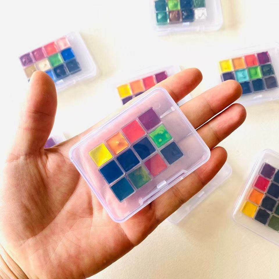 0.3ML 200Pcs, Tiny Watercolor Pans -  Mini Paint Pans Palette for Sample Watercolors