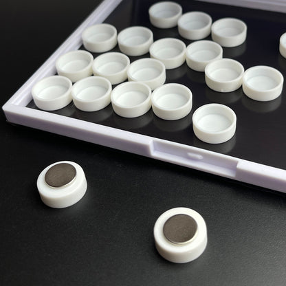 Round Magnetic Mini Watercolor Pans – 0.6ml Plastic Paint Pans with Neodymium Magnet for Workshops & Custom Kits, 1000pcs - 5000pcs Bulk Pack