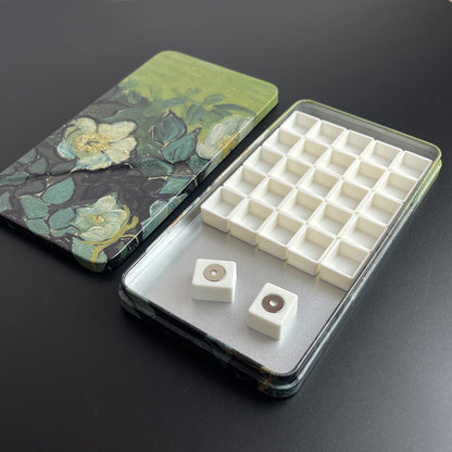 Magnetic Watercolor Half Pans - Plastic Refills for Tin Palettes 1000Pcs - 5000Pcs