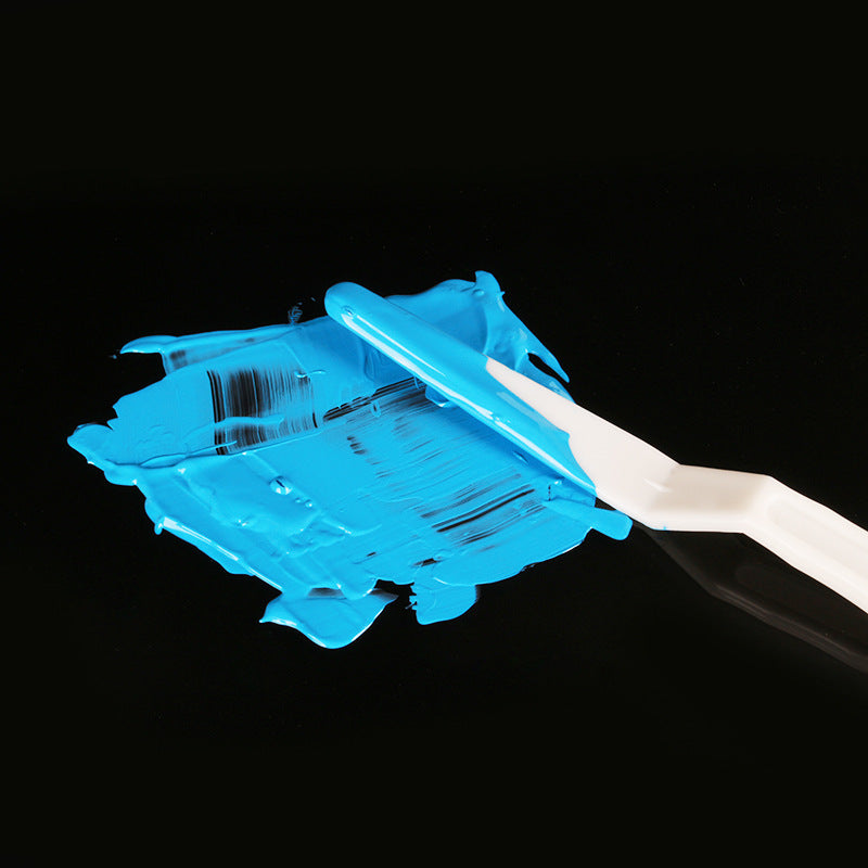 6-Piece Plastic Palette Knife Set – Perfect for Model Crafting, Painting & DIY Art Projects