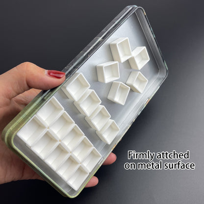 Magnetic Watercolor Half Pans - Plastic Refills for Tin Palettes 1000Pcs - 5000Pcs