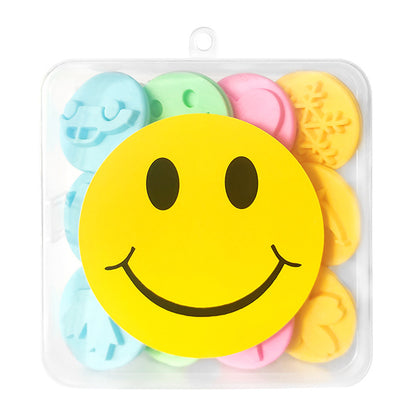 Kids Art Stamps Set – 12pcs Cute Pattern DIY Painting Stamps for Children, Reusable Soft Rubber Craft Stamps for Kindergarten Drawing & Doodling, Easy to Clean & Safe for Little Hands