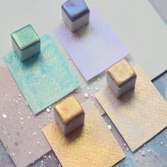 1ML 100Pcs, Watercolour Pans, Square Paint Pans, Watercolor Pans, DIY Craft Supplies, Empty Watercolor Paint Pan