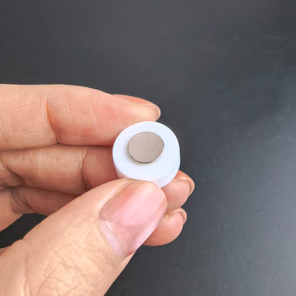 Round Magnetic Mini Watercolor Pans – 0.6ml Plastic Paint Pans with Neodymium Magnet for Workshops & Custom Kits, 1000pcs - 5000pcs Bulk Pack