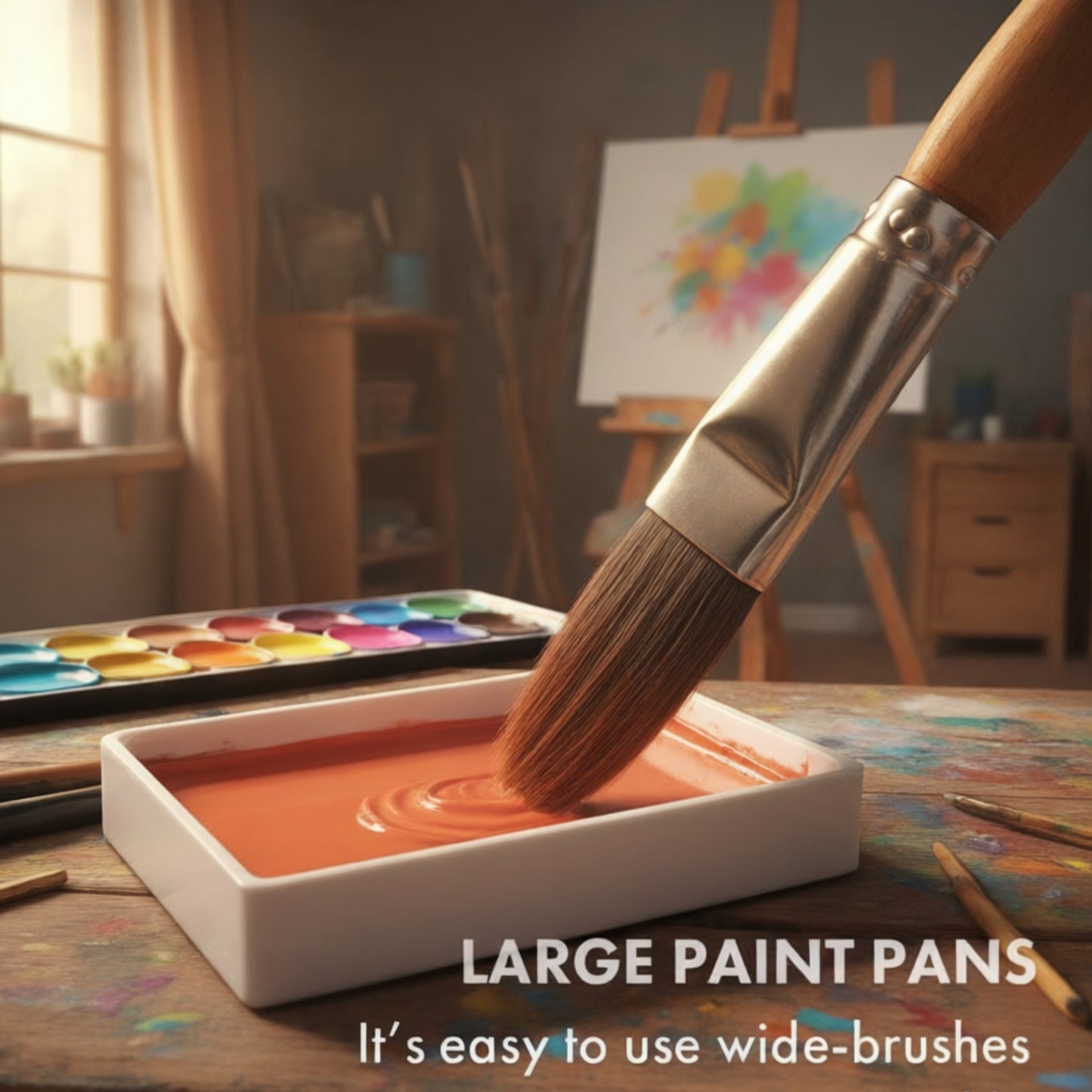 1000pcs to 5000pcs 7.2ml Extra Large Watercolor Pans – Compatible with Gansai Tambi Refills, Plastic Paint Trays for Gouache, Studio Use & Travel Art Kits