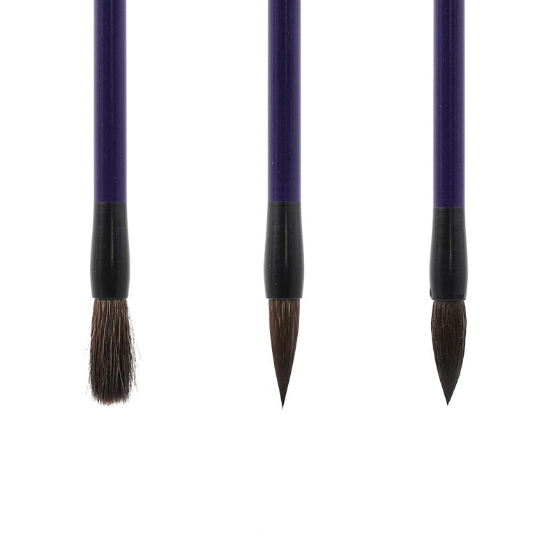 Chinese painting brush with a durable nylon hanging cord for convenient storage