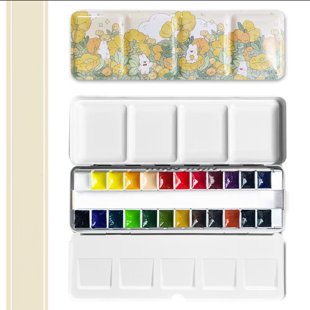Custom Repackaged Schmincke Academic Watercolor Paint Set 24 Colors | 1ml & 2ml Travel Watercolor Pans