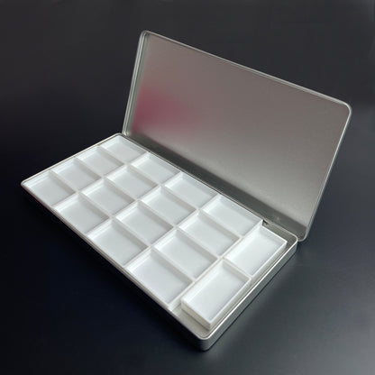 Storage Box for 24-Color White Night or 18-Color Kuretake Gansai – Fits Postcards, Envelopes, Paint Boxes – Idea for Watercolor Pans, Paint Sets, Watercolor Artists and Craft Enthusiasts