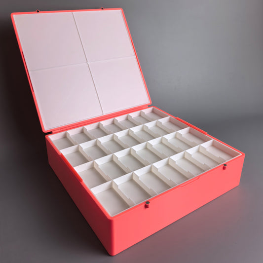 Modular 112 pan watercolor palette designed for Kuretake Gansai Tambi paint pans