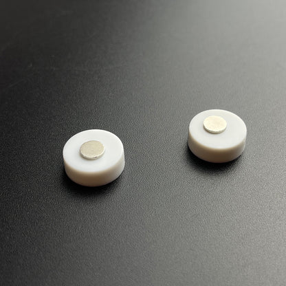 100pcs 0.6ml Round Watercolor Pans – Button Pans with Adhesive or Rare Earth Magnets
