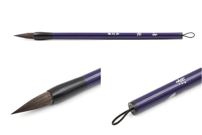 Chinese painting brush made with squirrel hair and nylon fibers