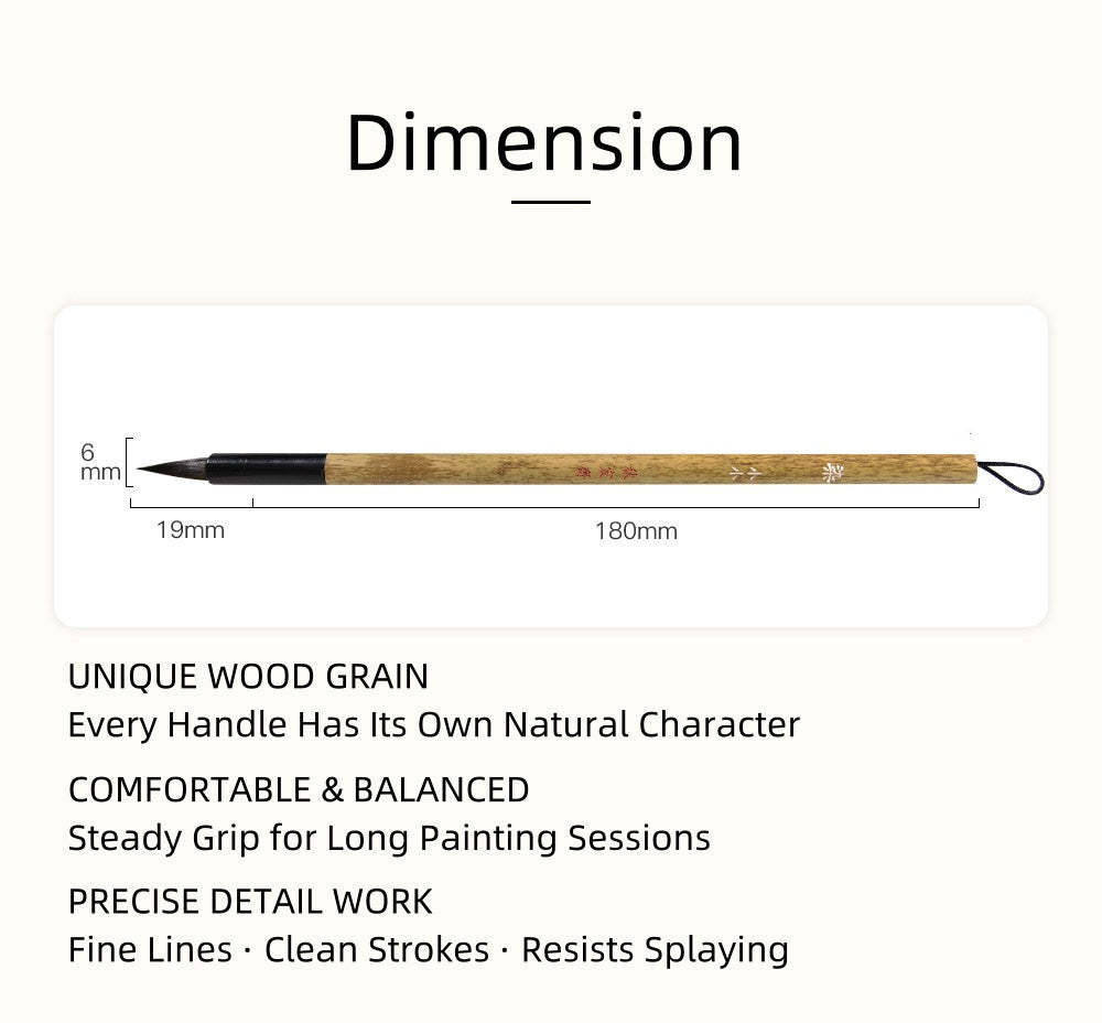 Watercolor brush for soft, even washes and smooth color application