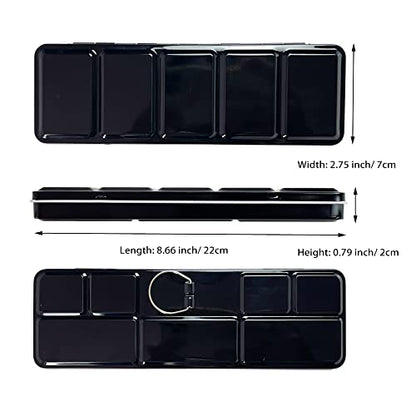 Travel Empty Watercolor Tins Palette - Medium Watercolor Palette Paint Case